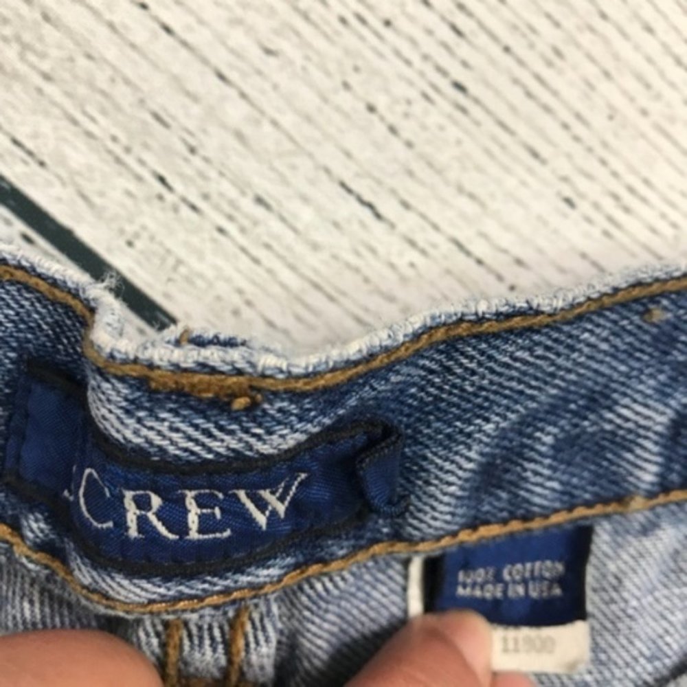 J. Crew Vintage High Waist Jeans Made in USA 100% Cotton Size 31 ins 31” - Picture 3 of 8